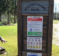 Dog on the Tucker Box Recreational Trail - New Castle Tourism