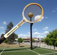 Barellans Big Tennis Racquet - New Castle Tourism