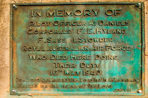 Avro Anson A4-4 Memorial - Newcastle Accommodation 1