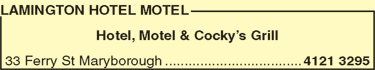Lamington Hotel Motel - New Castle Tourism 4