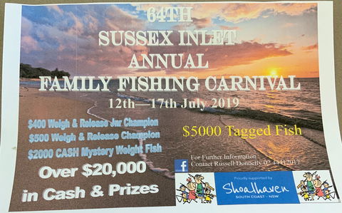 The Sussex Inlet Annual Family Fishing Carnival - Newcastle Accommodation 0