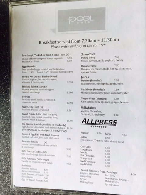 The Pool Cafe - Newcastle Accommodation 2