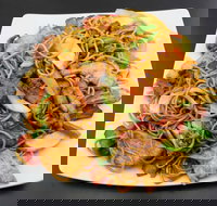 Rainbow Noodle  Sushi