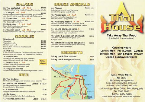 Thai House Takeaway - Newcastle Accommodation 0