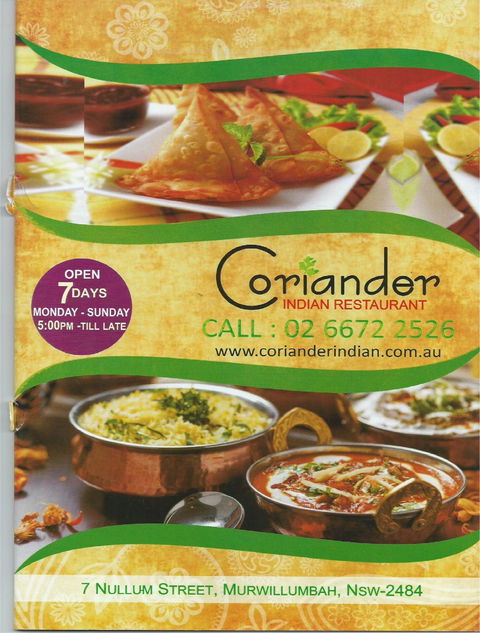 Coriander Indian Restaurant - Newcastle Accommodation 1