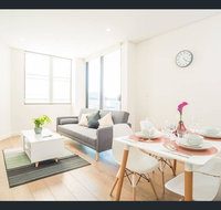 Gorgeous modern brand new two bedroom apartment with large lounge and private garden view balcony - Newcastle Accommodation