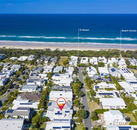 Ocean Blue On Salt Beach