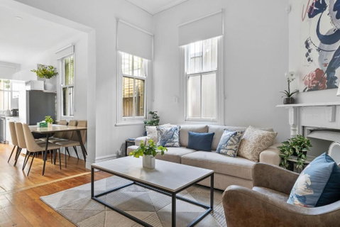 Newtown Nest - Chic Terrace Living Off King Street - Newcastle Accommodation 0