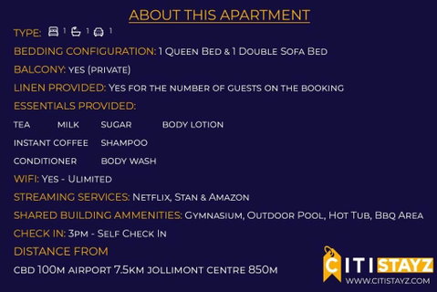 Perfectly Located Modern Apartment - Canberra CBD - Newcastle Accommodation 2