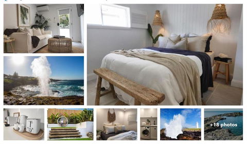 SALTY PALMS -Seaside Studio Apartment - New Castle Tourism 0