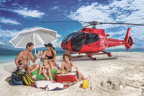 Private Helicopter Tour: Reef Island Snorkeling And Gourmet Picnic Lunch - New Castle Tourism 0