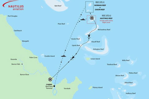 Great Barrier Reef Scenic Helicopter Tour And Cruise From Cairns - New Castle Tourism 4