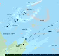 Fly to Green Island - Cruise Return - New Castle Tourism