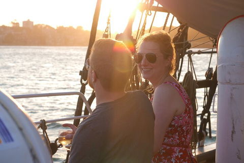 Sydney Harbour Tall Ship Wine & Canapes Evening Cruise - Newcastle Accommodation 0