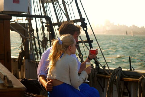 Sydney Harbour Tall Ship Wine & Canapes Evening Cruise - Newcastle Accommodation 1